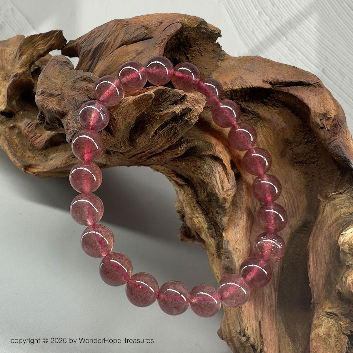 Strawberry Quartz (9mm)