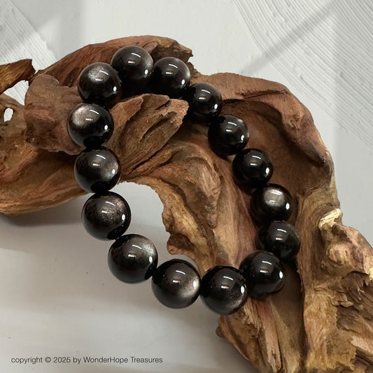 Silver Obsidian (13mm)
