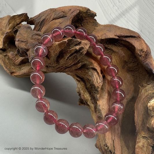 Strawberry Quartz (9mm)